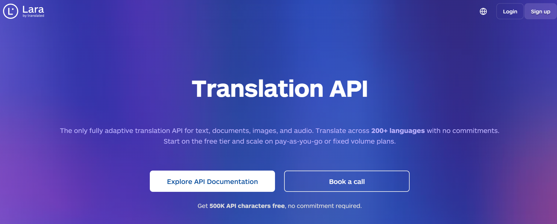 Lara Translation API