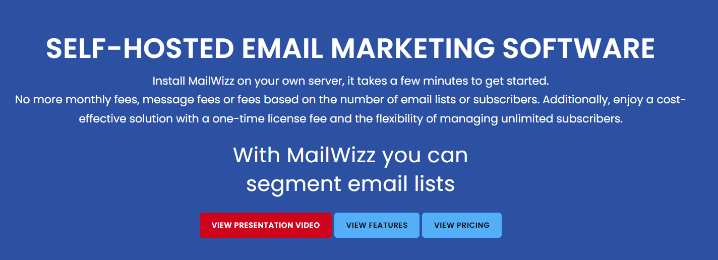 Mailwizz AWS SES email marketing