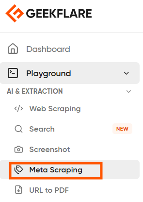 Meta Scraping