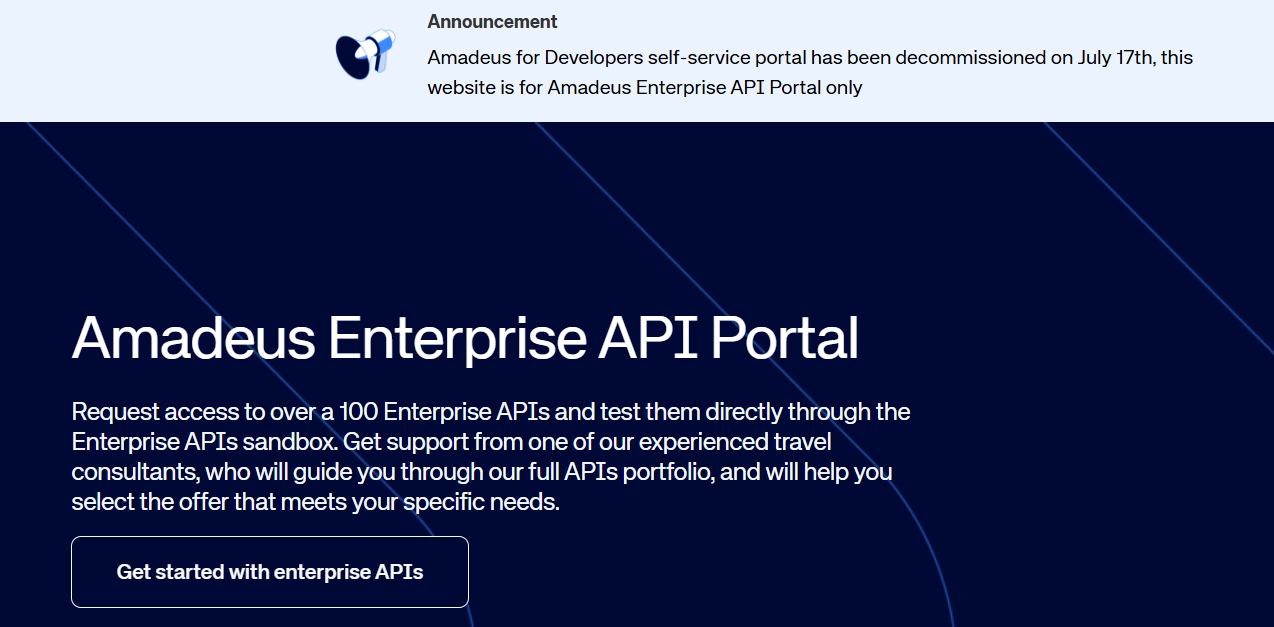 Amadeus flight booking API