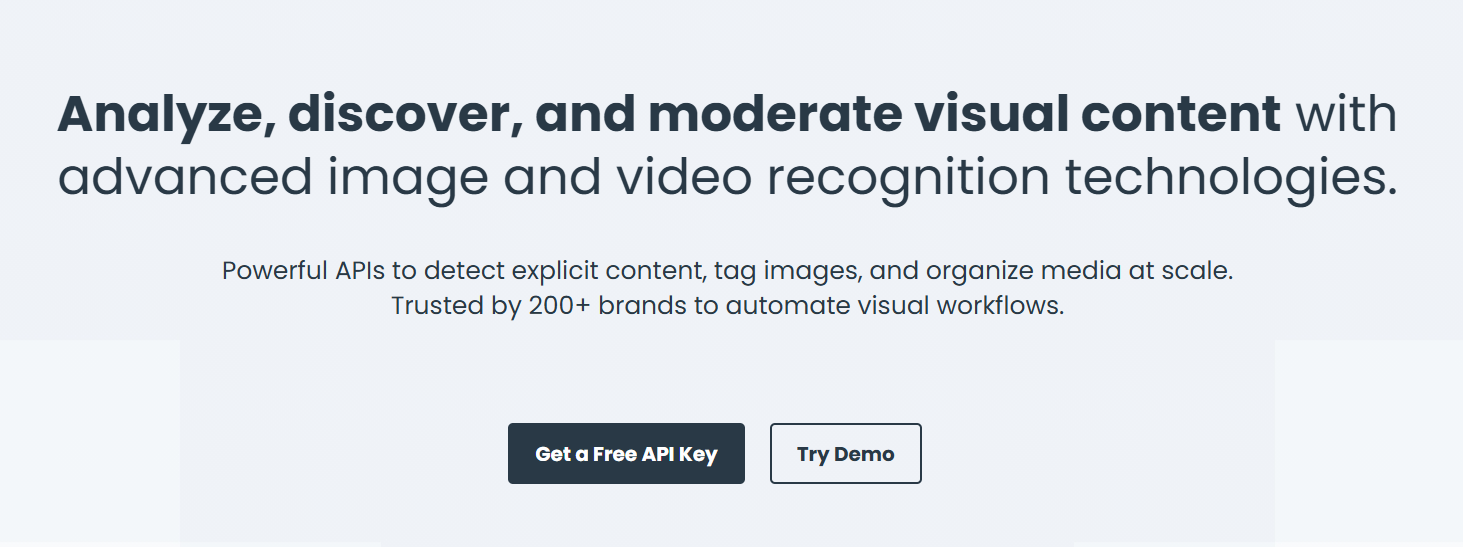 imagga image processing API