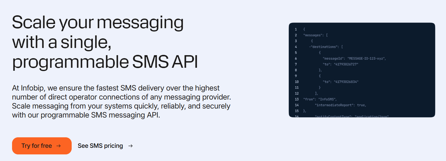 Infobip SMS API