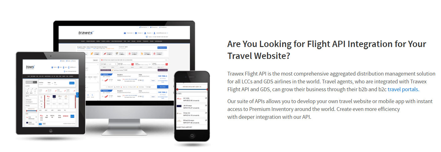 Trawex flight booking api