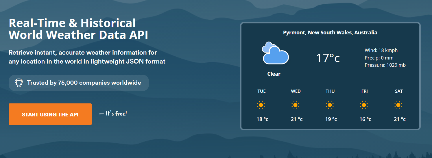 Weatherstack