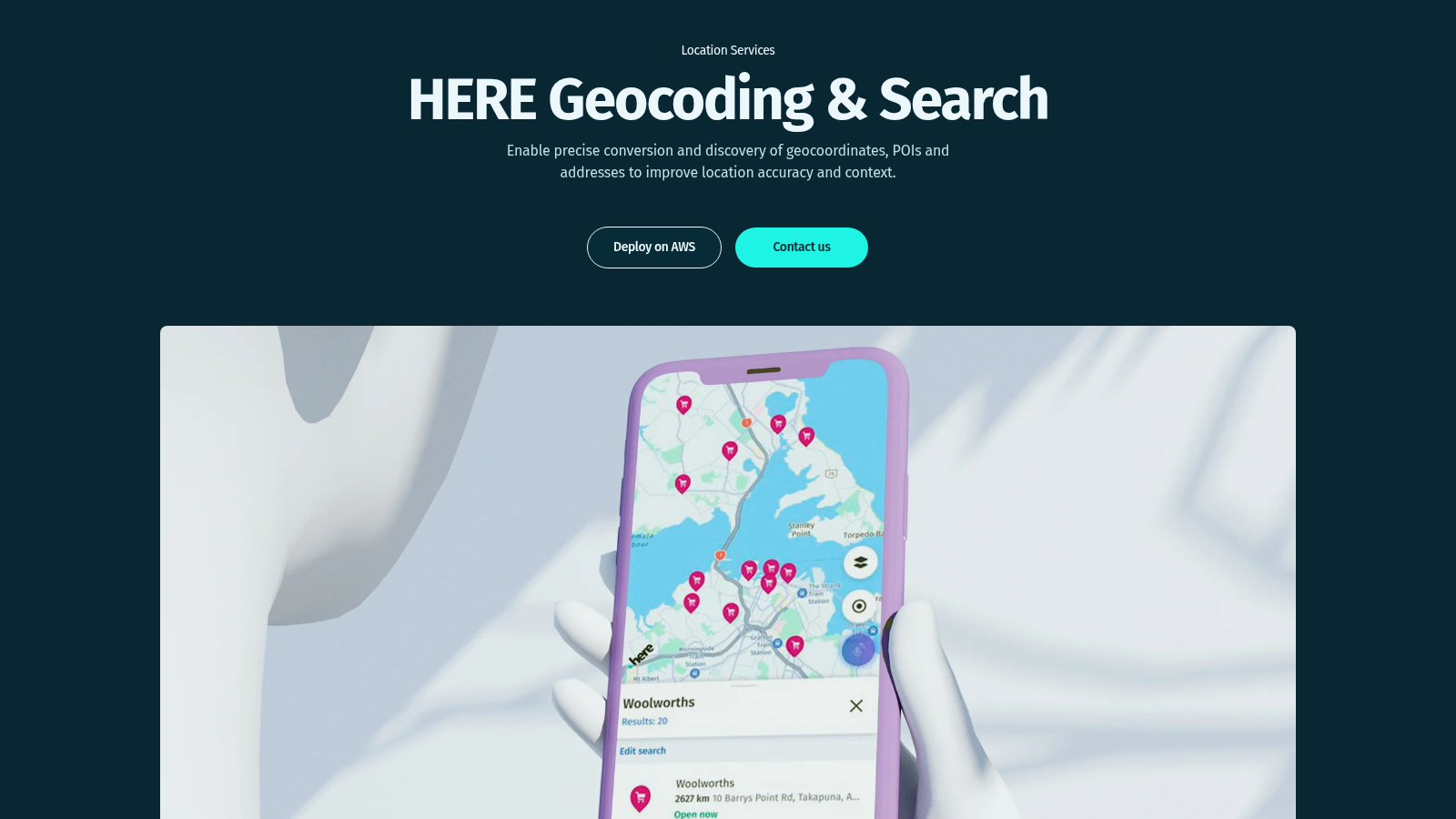 HERE Geocoding API