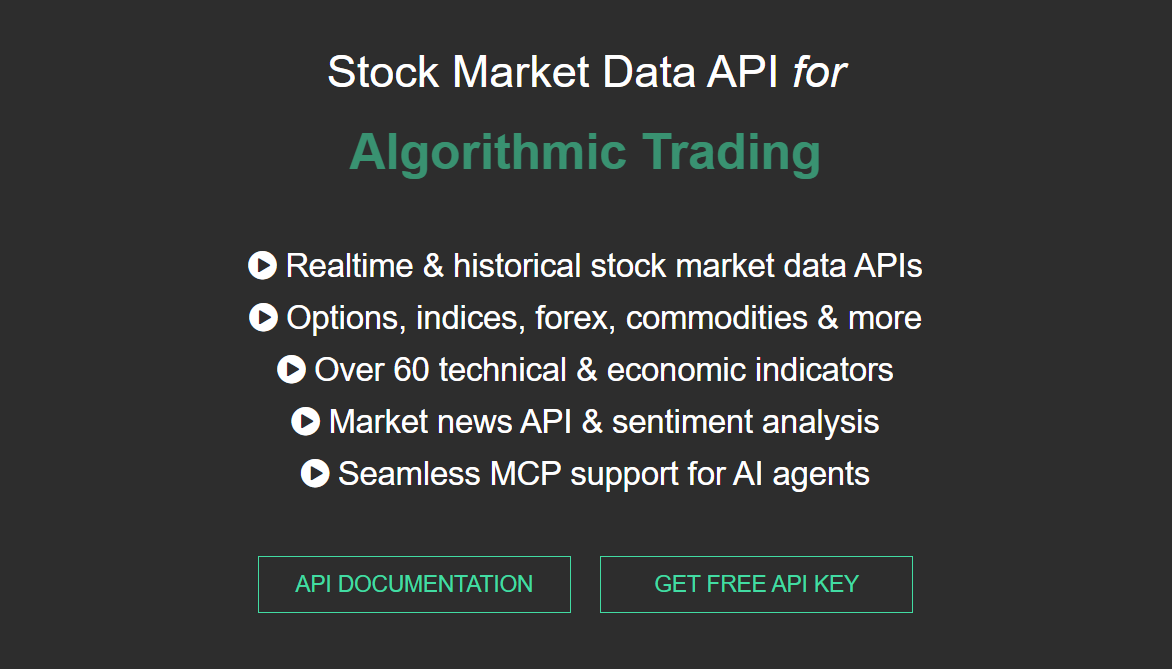 alpha vantage stock market API