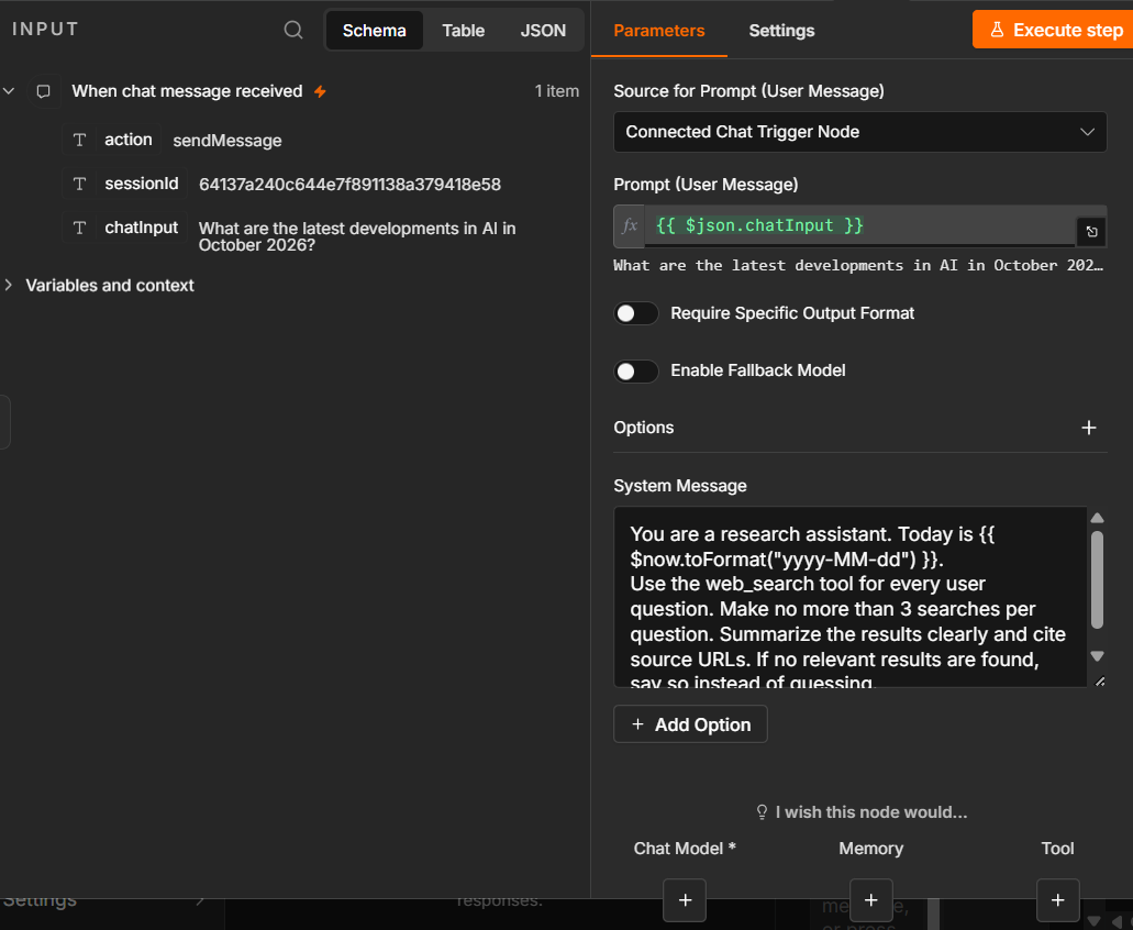 AI Agent Configuration