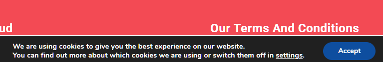 Gdpr cookie compliance site