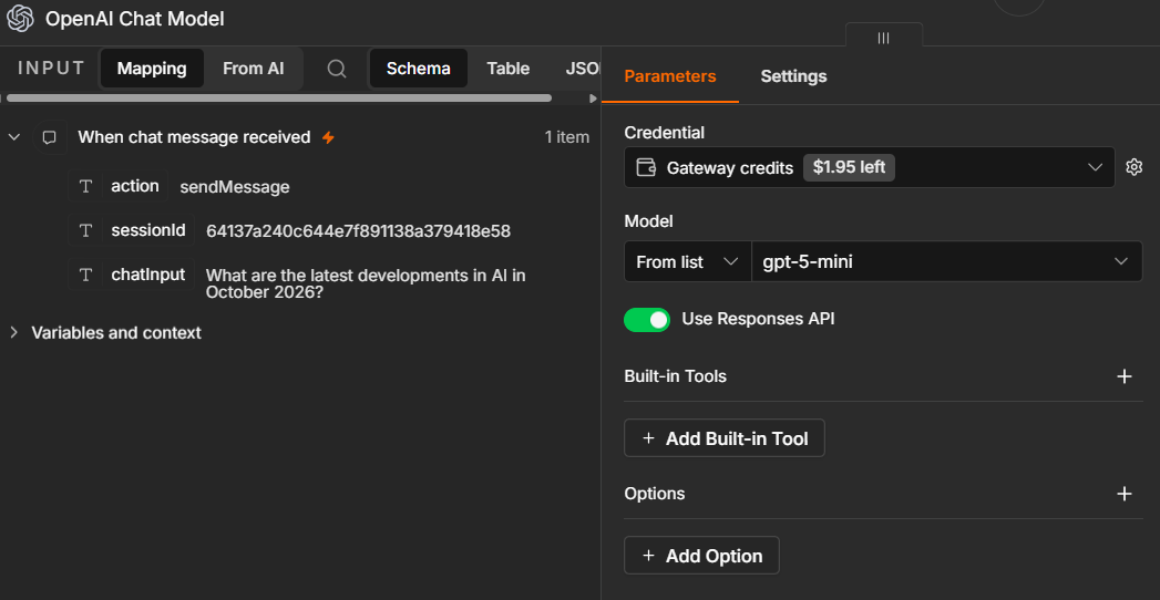 OpenAI Chat Model