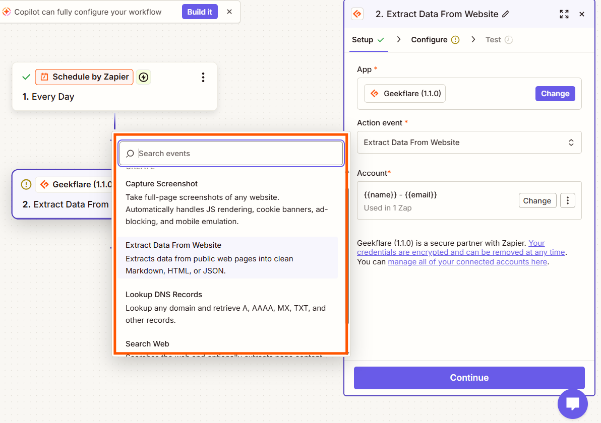 Web-scraping-api-in-zapier