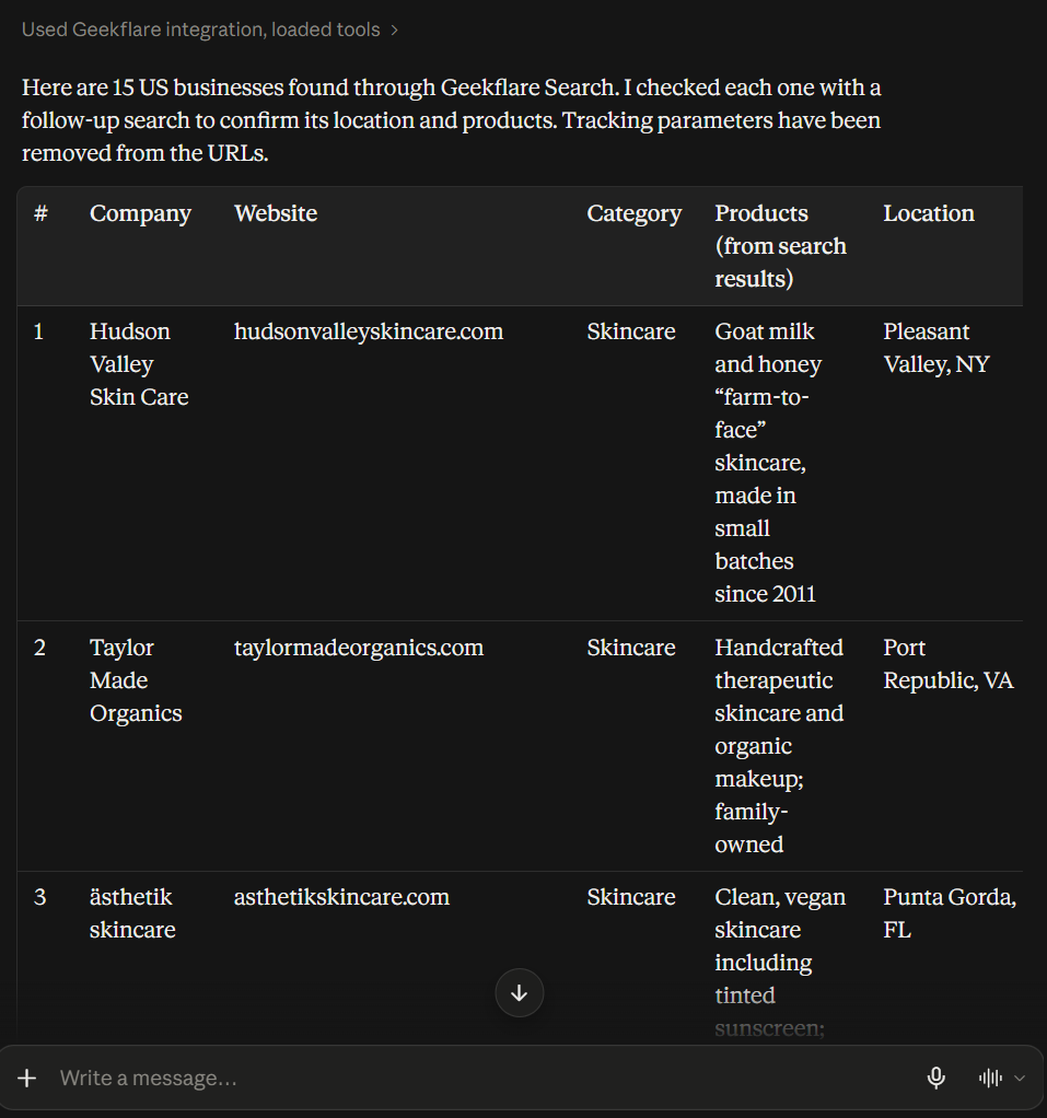 Prospect List