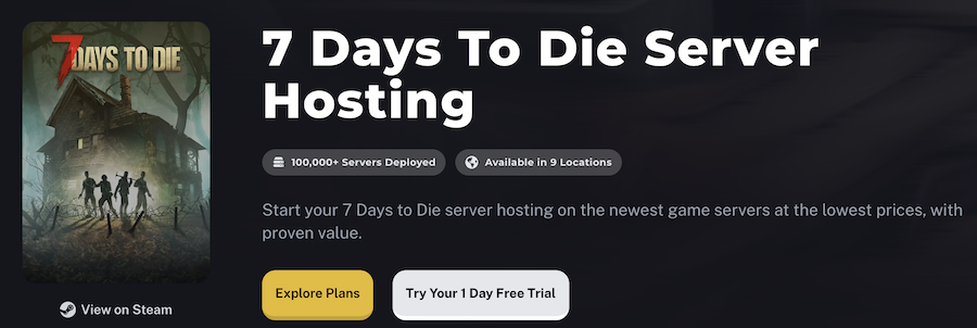 Sparked host 7dtd