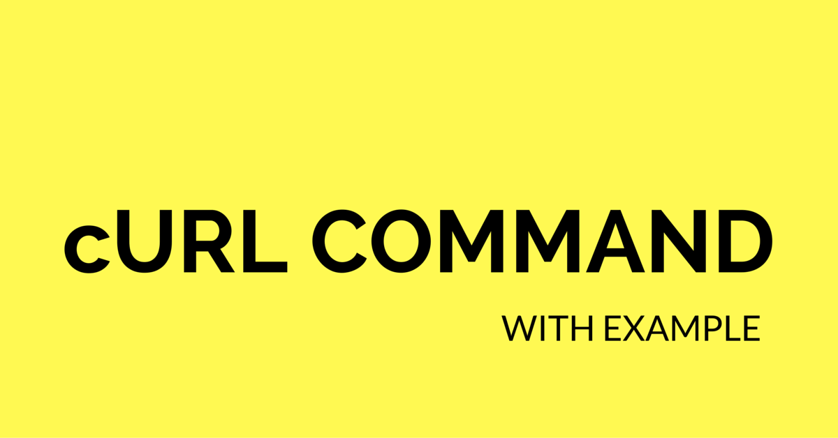 Curl Commands. Curl https post