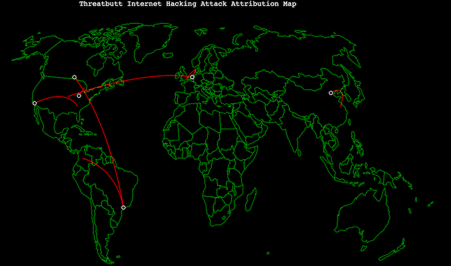 threatbutt; cyberattack maps