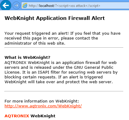 webknight-xss-attack