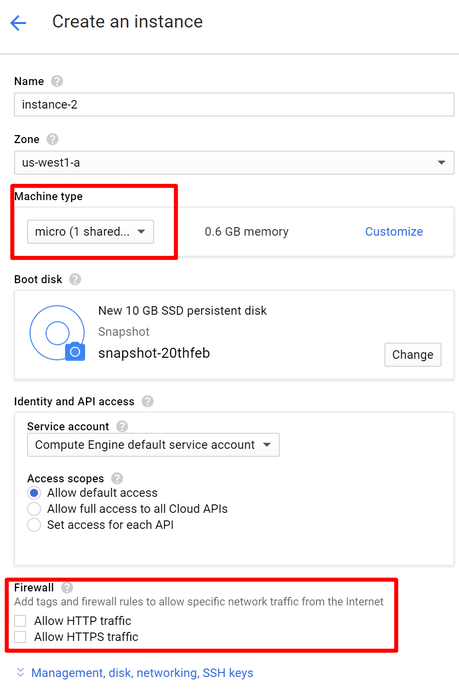 google-cloud-creating-vm-snapshot