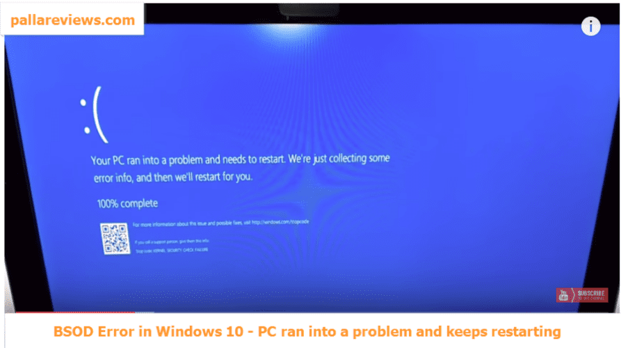 4 BSOD (Blue Screen of Death) PC Errors and their Solutions