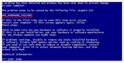 4 BSOD (Blue Screen Of Death) PC Errors And Their Solutions