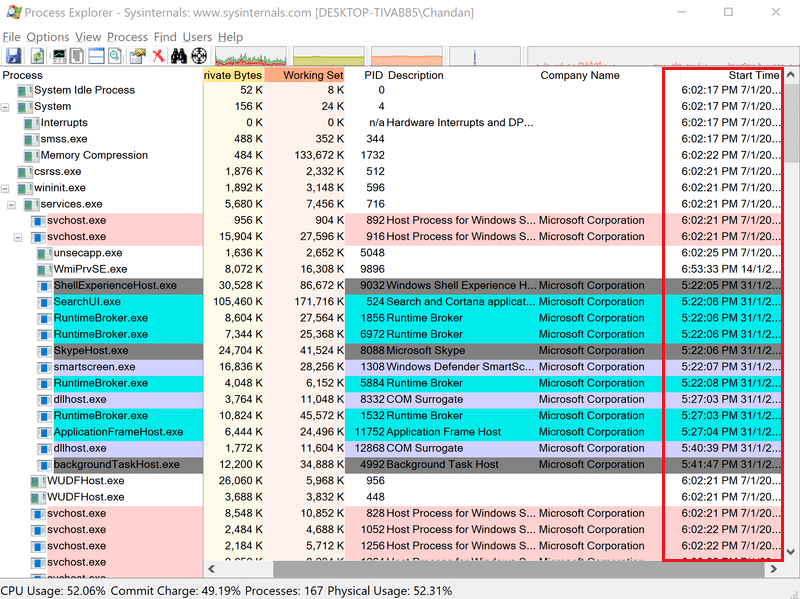 How To Check Process Start Time in Windows  - 87