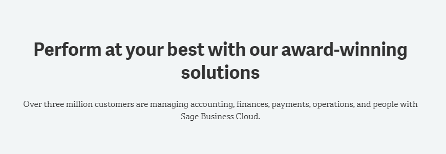 Sage accounting software