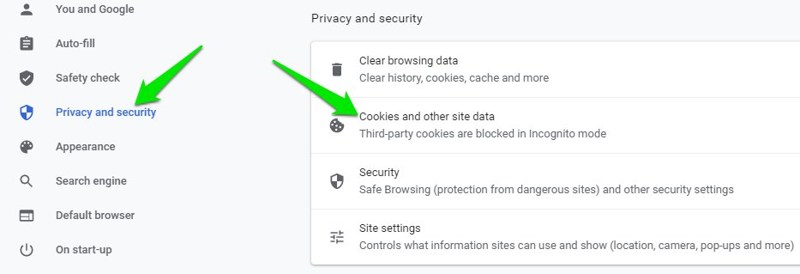 Privacy e sicurezza di Chrome