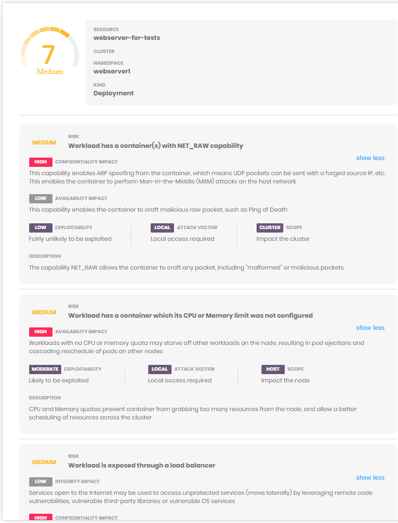 8 Kubernetes Scanner to find Security Vulnerability and Misconfiguration - 71