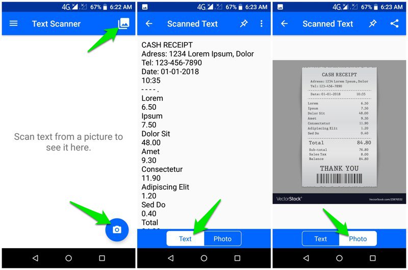 Text Scanner OCR per Android