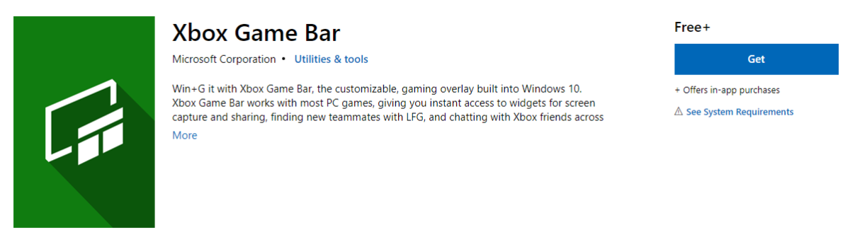 Xbox Game Bar