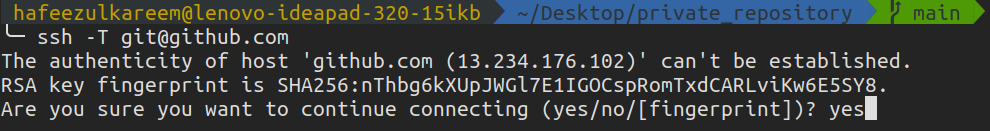 SSH Connection