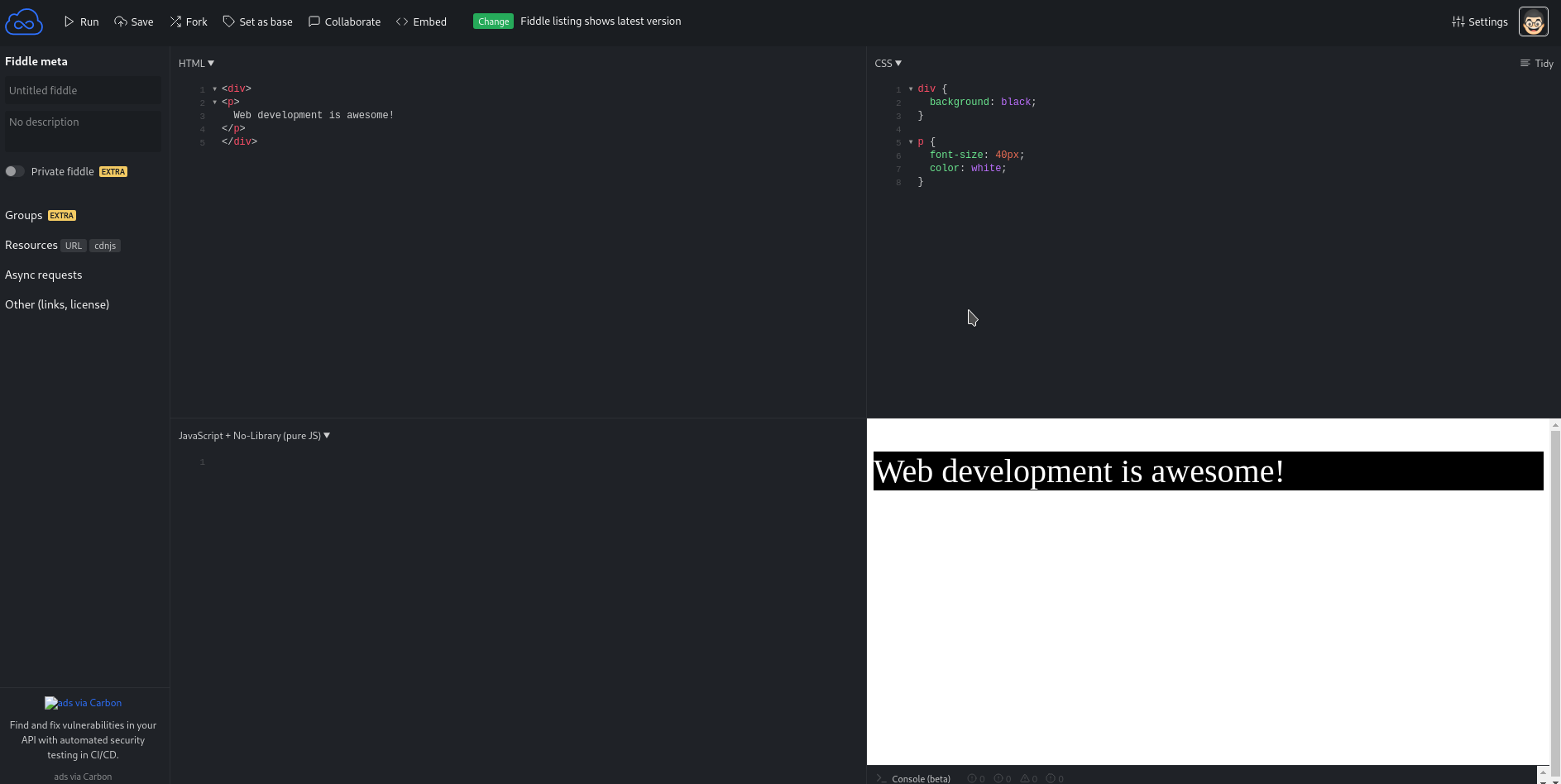 8 Code Playground to Learn Web Development - 74