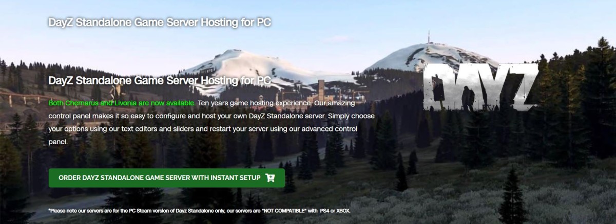 DayZ Server Hosting - PC, PS4 & Xbox Hosting