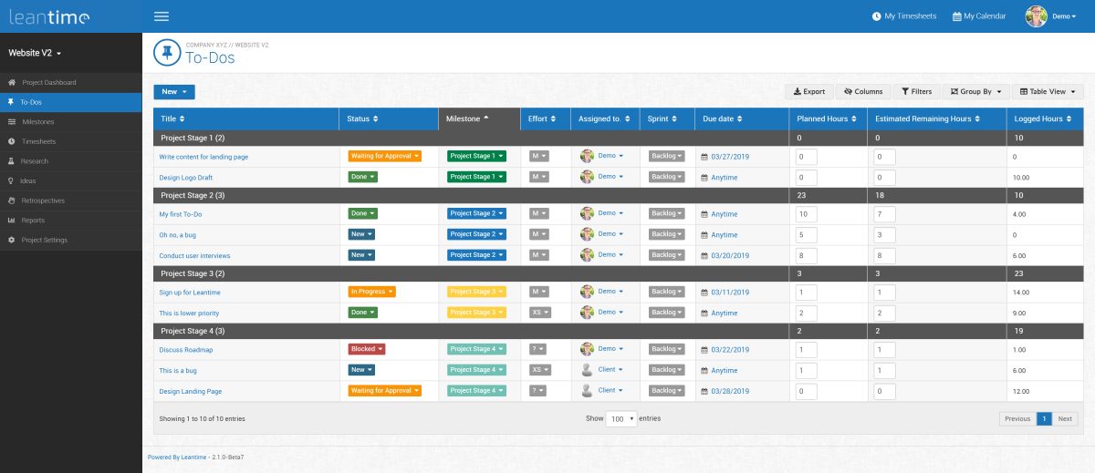 project management software