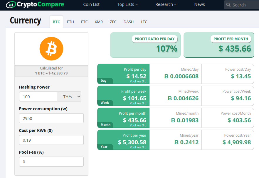 minimum requirements for crypto coin mining