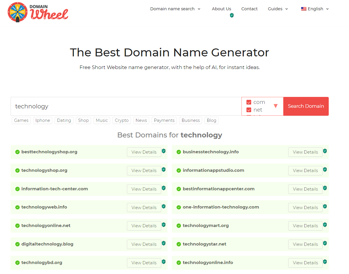 domains tools on