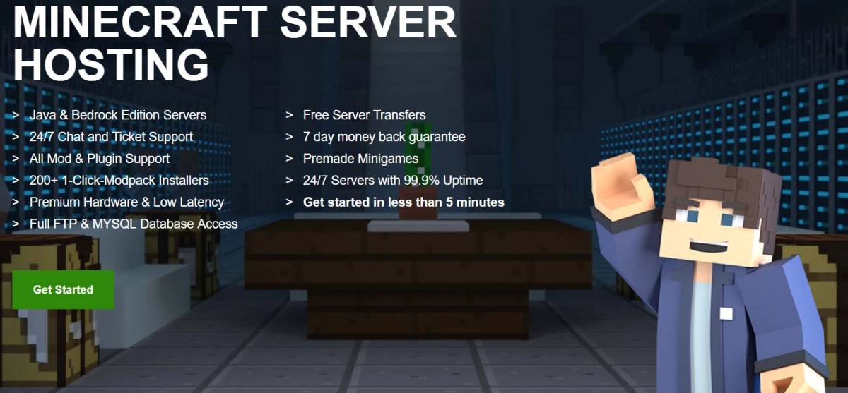 ServerMiner: Minecraft Server Hosting