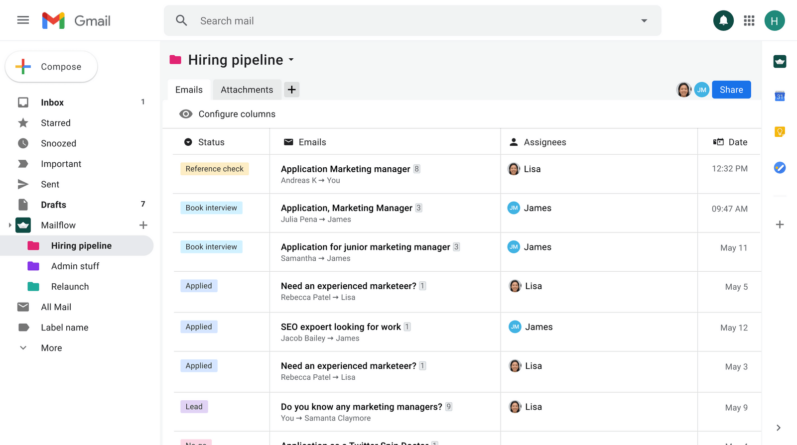 Meilleurs outils de boîte de réception partagée pour une gestion des e ...