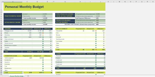 11 Free Personal Finance Excel Templates for Budgeting