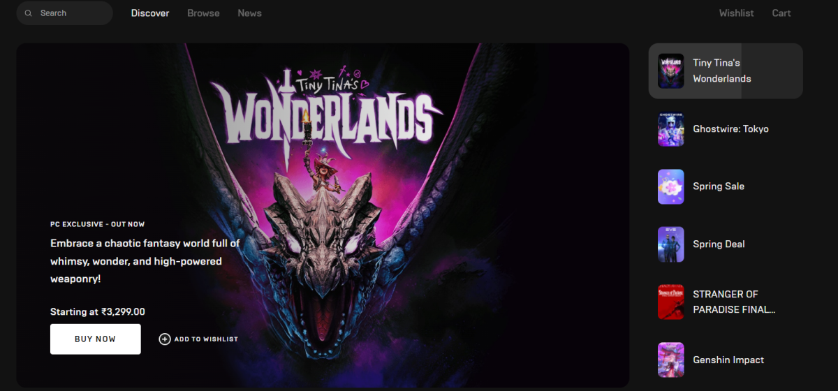 Epic Games Store Will Now Pay You Back For Buying Games