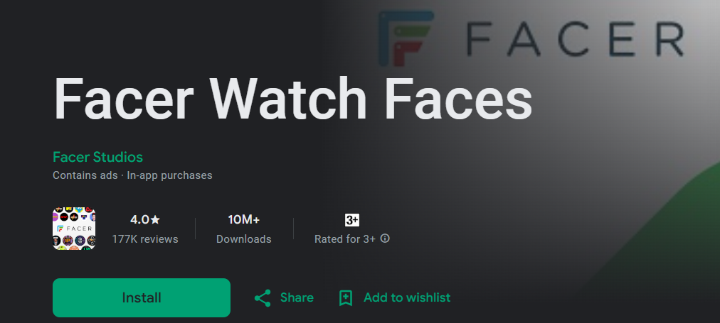 Facer Watch Faces