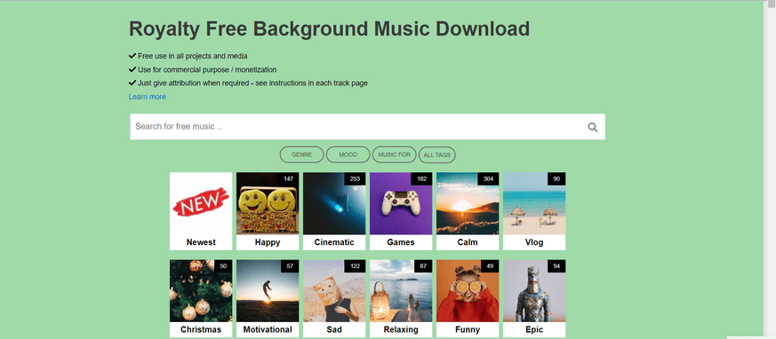 12 Resources To Find Free Background Music For Your Videos - 77