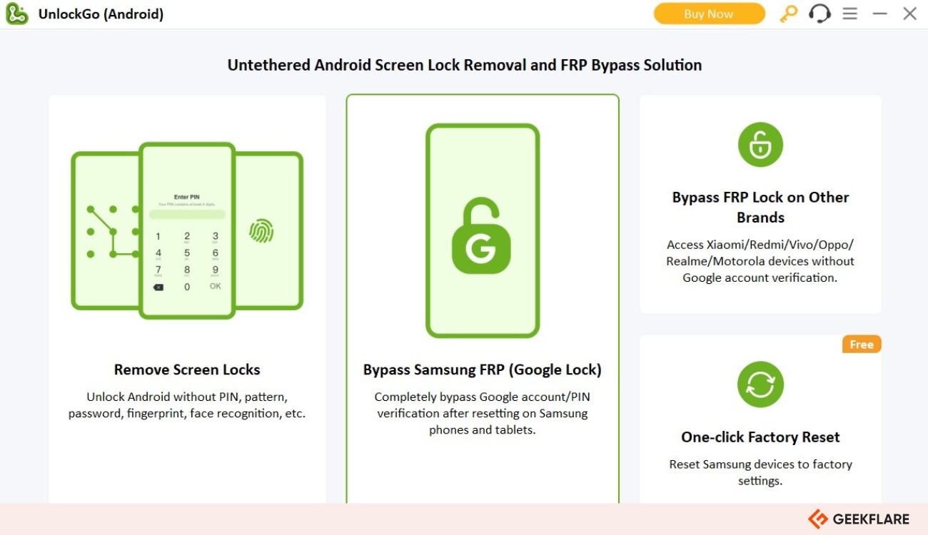 UnlockGo Samsung FRP Bypass Tool