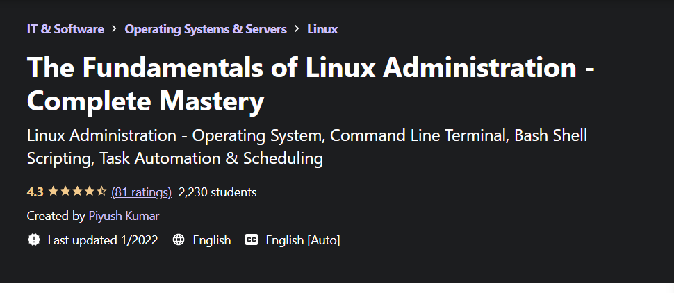 21 Best Linux Books, Courses and Videos for System Administrators ...