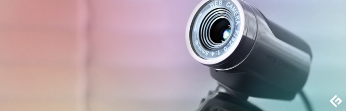 Webcam in Überwachungskamera
