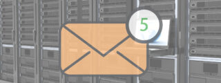 An illustration of email over a server farm