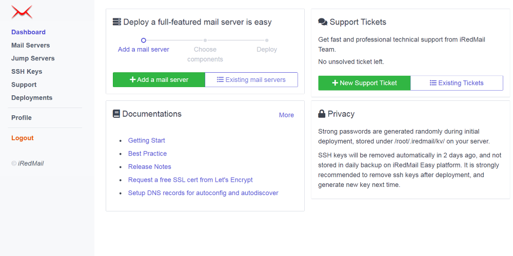 iRedMail server email yang dihosting sendiri