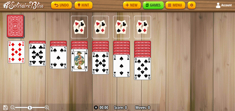 Solitaire games play online - PlayMiniGames