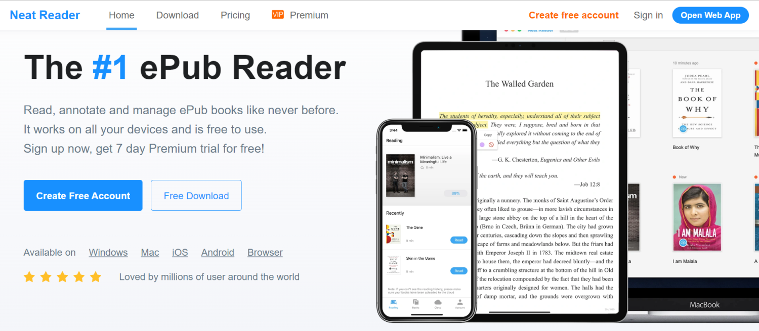 epub reader with translation pc