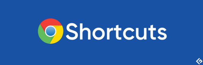 Google Chrome keyboard shortcuts