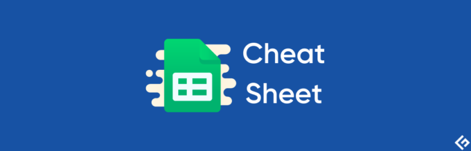 google spreadsheet Spickzettel