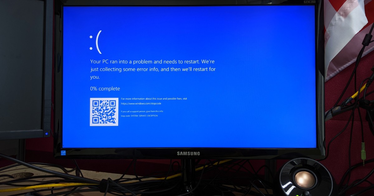 My PC got a BSOD while i was playing games on roblox 